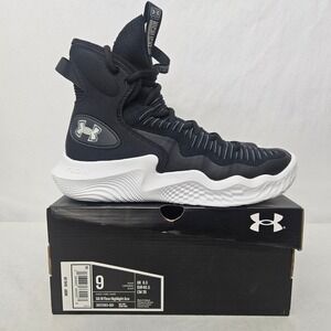 Under Armour Flow Highlight Ace Volleyball Shoes 3027083-001 Black Womens Sz 9